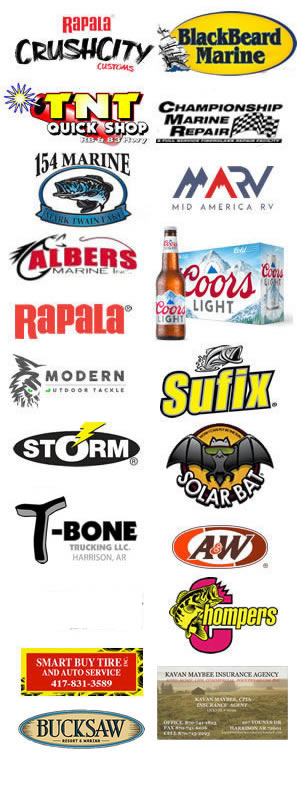 Joe Bass Team Trail sponsors