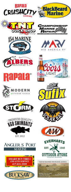 Joe Bass Team Trail sponsors